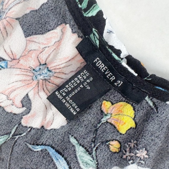 Forever 21 floral high low cold shoulder wrap dress ❤️ - Picture 5 of 6